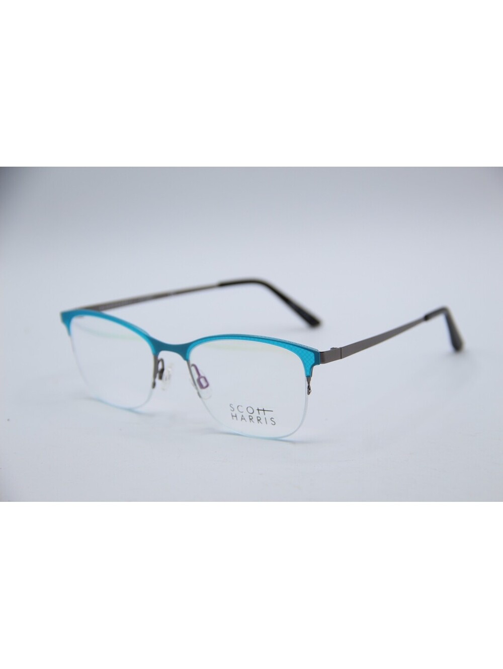 Scott Harris Sh-562 C1 Blue Black Authentic Eyeglasses 51-18-138